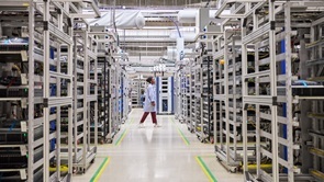 a datcenter ull of servers and storage systems