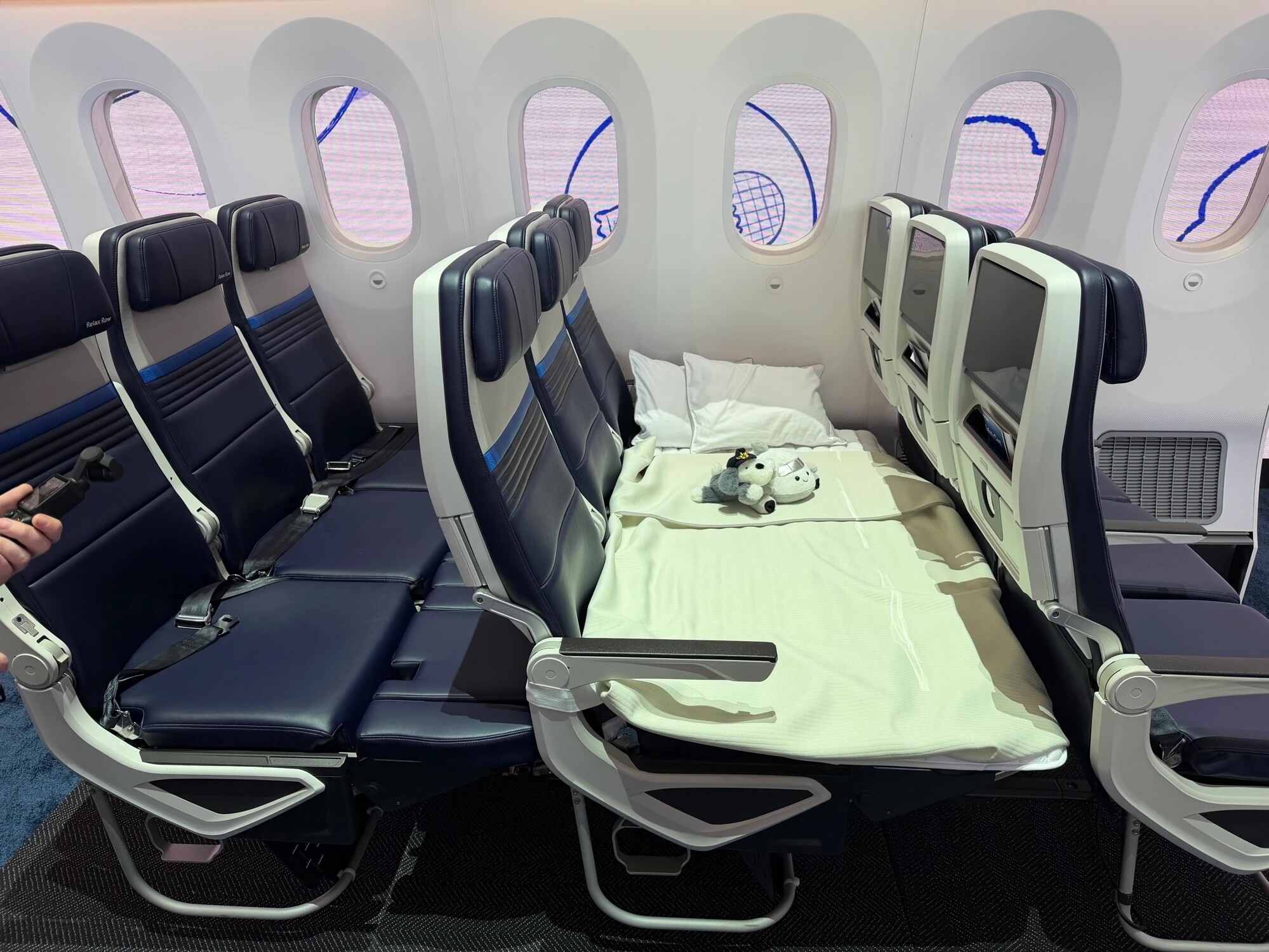 United’s new Relax Row