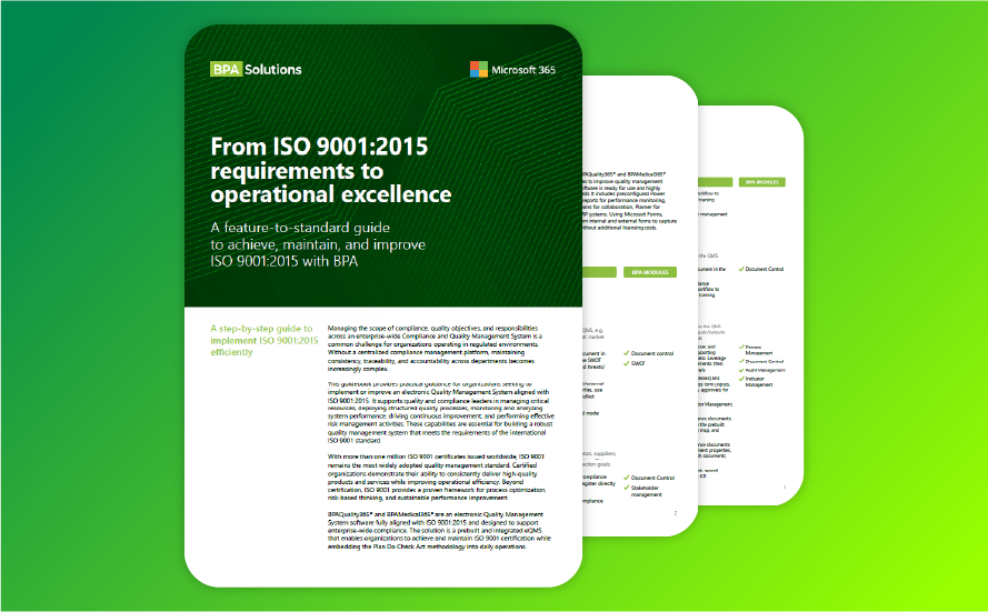 ISO 9001 made practical