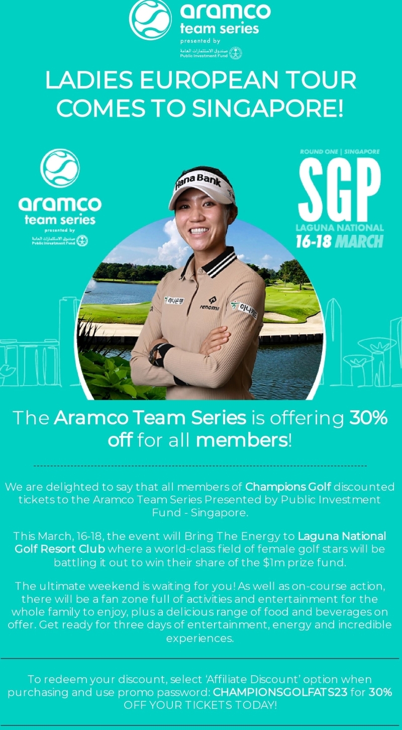 Newsletter Champions Golf