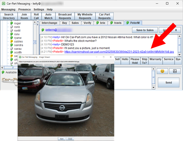 Image of a Nissan hood, shared via iCPM