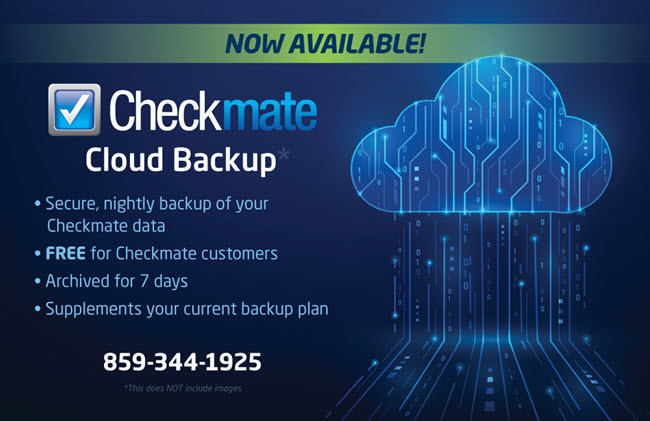 Now Available: Checkmate Cloud Backup