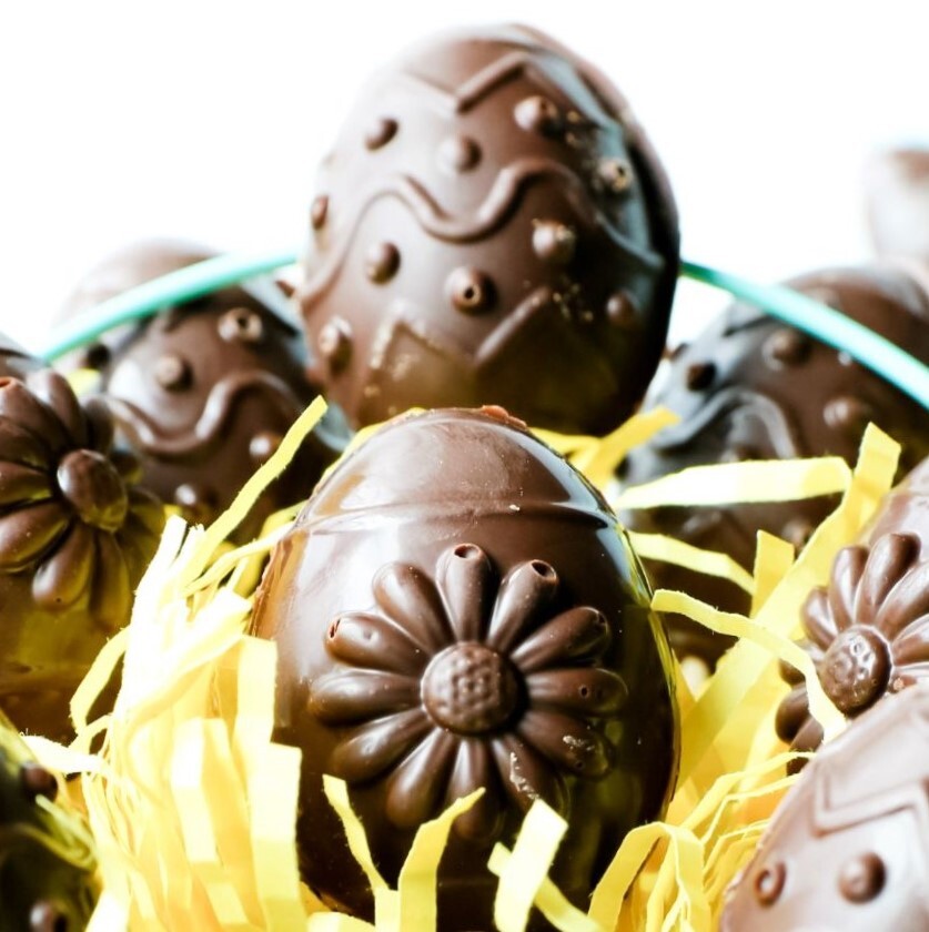 Top 9-Free Chocolate Cookie Dough Easter Eggs