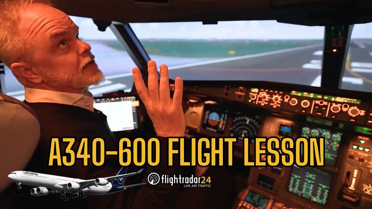 A340-600 Flight Lesson