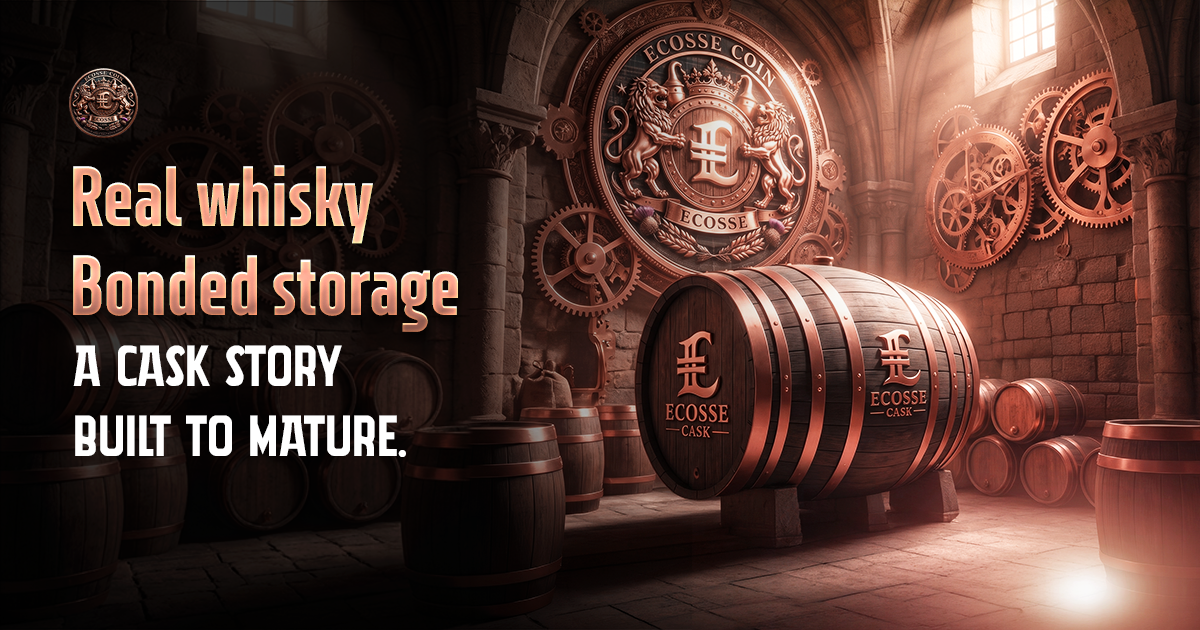 Real whisky. Bonded storage. A cask story built to mature.