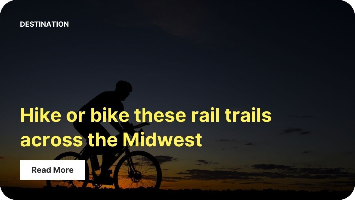 A person is riding a bike at dawn or dusk.