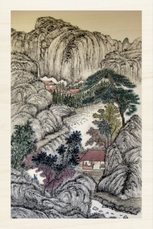 Contemplation_wood print