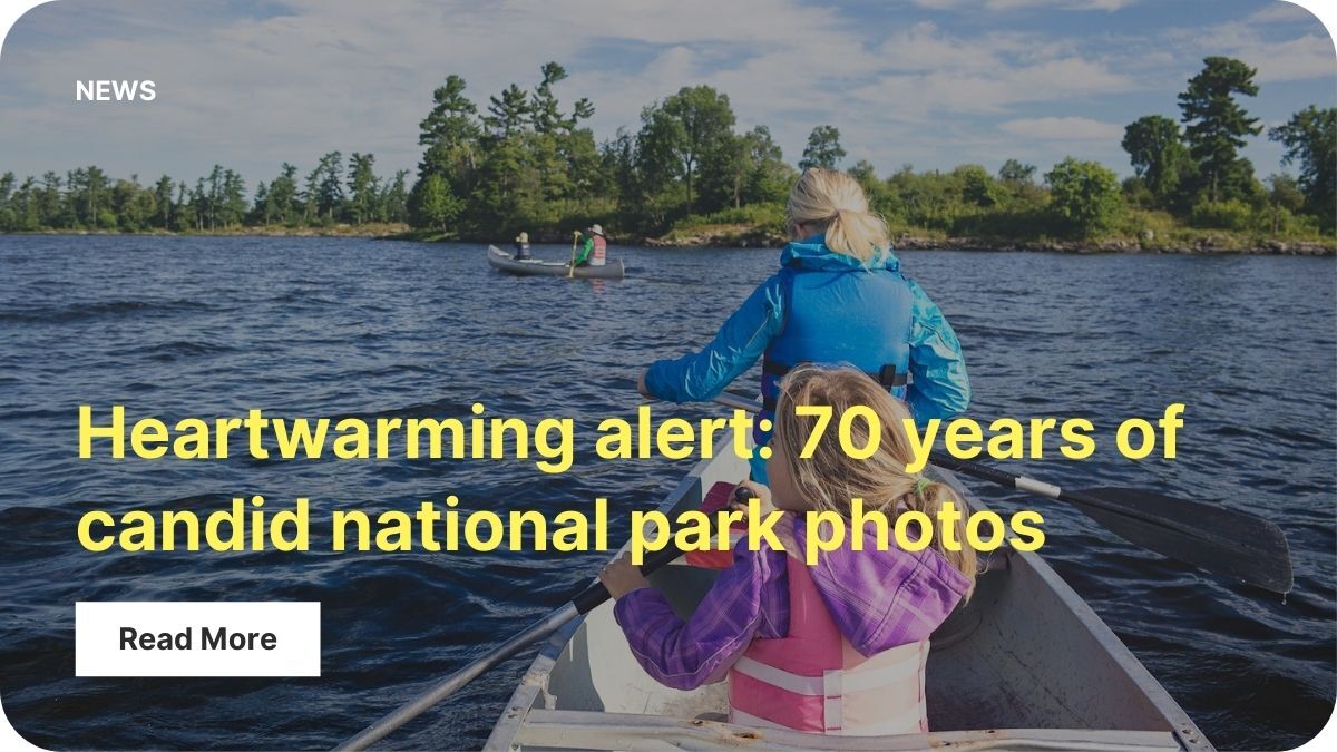 The view from the back of a canoe looking forward while paddling a lake. There is a small kid in a pink life jacket and purple jacket siting in the middle and a person with long hair, a blue life jacket, and blue jacket paddling at the front.