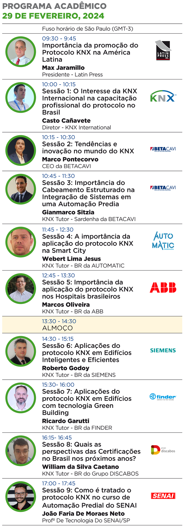 KNX Days Brasil - Faltam poucos dias - Fórum virtual para impulsionar o desenvolvimento de casas e edifícios inteligentes com o padrão KNX - Cadastre-se gratis