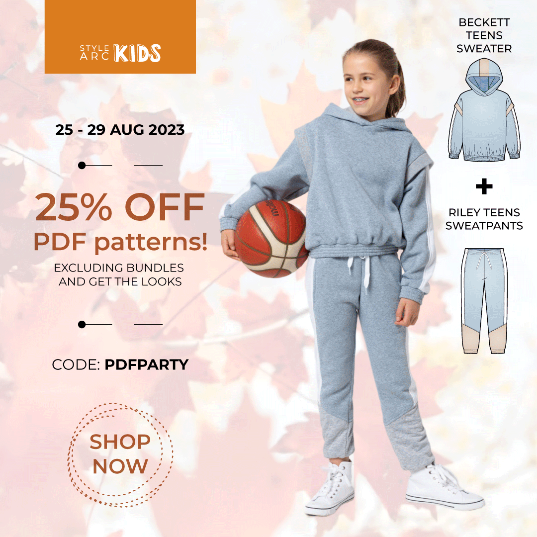 🎈 Get sew ready for school with 25 off PDF patterns Style Arc