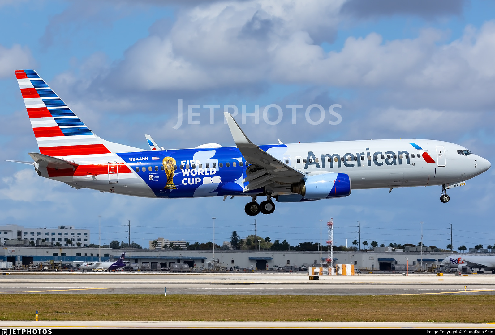 American Airlines FIFA World Cup livery