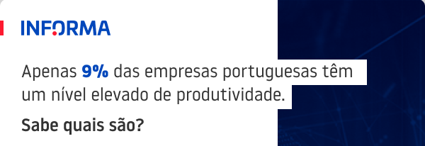 Apenas 9% das empresas portuguesas têm um nível elevado de produtividade. Sabe quais são?